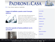 Tablet Screenshot of padronidicasa.it